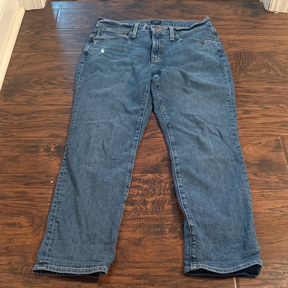J. Crew Women's Slim Boyfriend Jeans - Blue